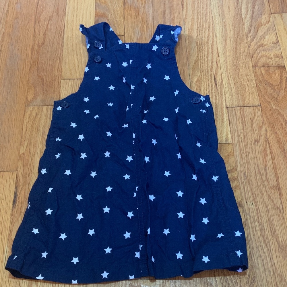3/$15 Carter's Blue Dress with White Stars